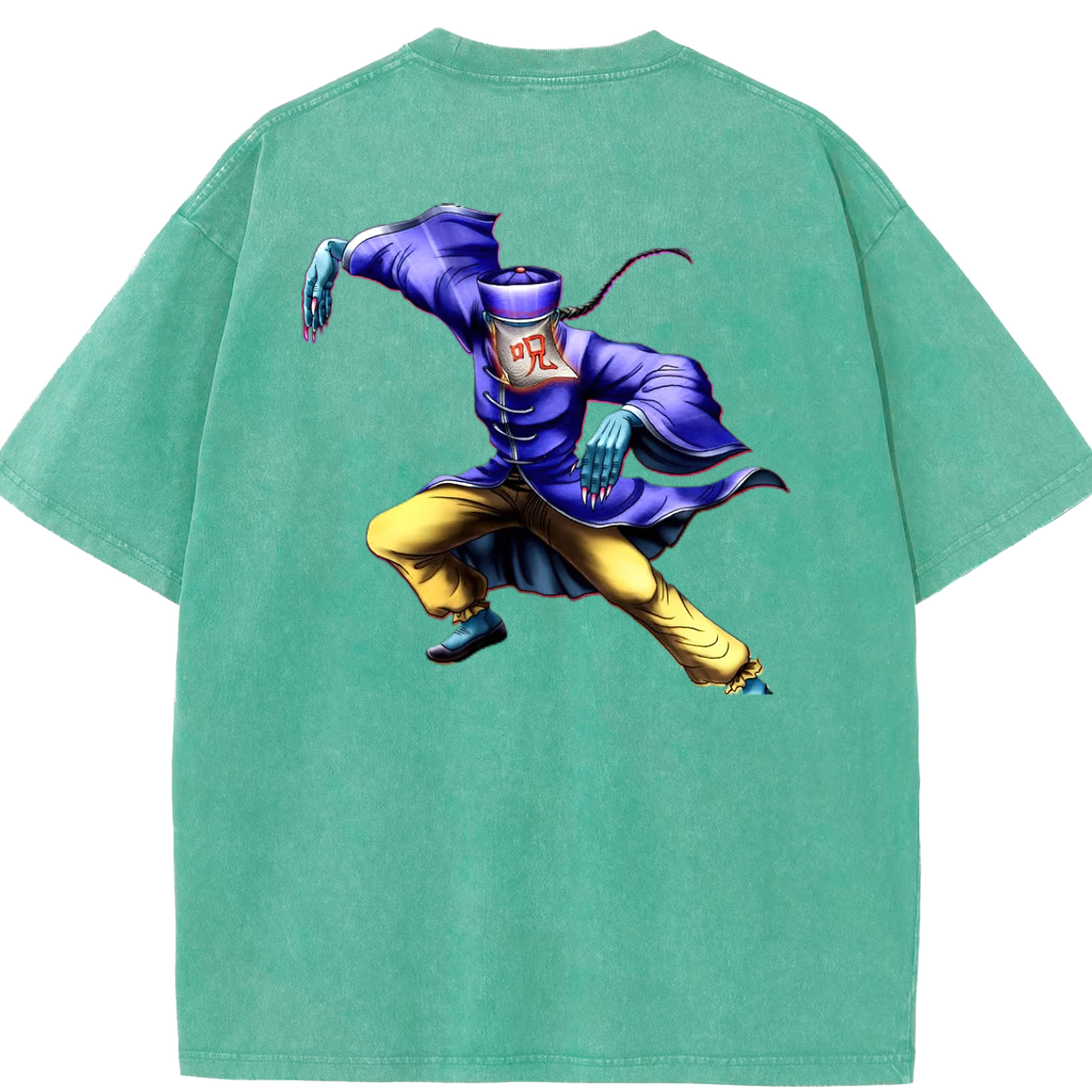 （画像用） 遊☆戯☆王 Yu-Gi-Oh! 綿100% ヴィンテージ風 半袖Tシャツ（背面プリント）